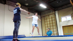 Natalie trampolining - SNAP