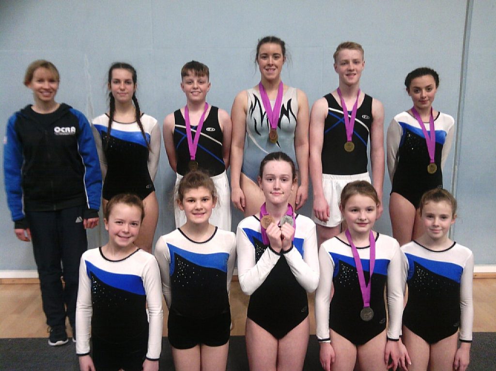 Image: Okehampton Flyers Jan 2019 Bath regional team