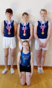 Image: Arran Stannard-Heap, Harry Pitman, Owen Pitman, (front) Bethan Honey