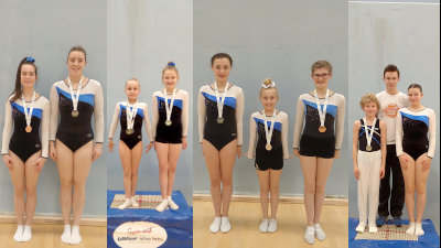 Flyers medal winners, SW Regionals, Bath, 2020