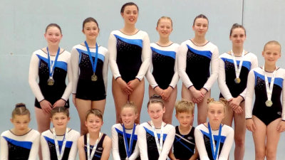 Okehampton Gymnasts Fly High in Trampolining